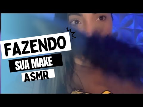 FAZENDO SUA MAKE/LEINHA ASMR #asmrsounds #asmr #asmrvideo