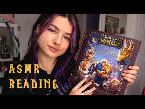 ASMR | Folk & Fairy Tales of Azeroth 📖 Cozy Story Reading (Fire Crackling Sounds)