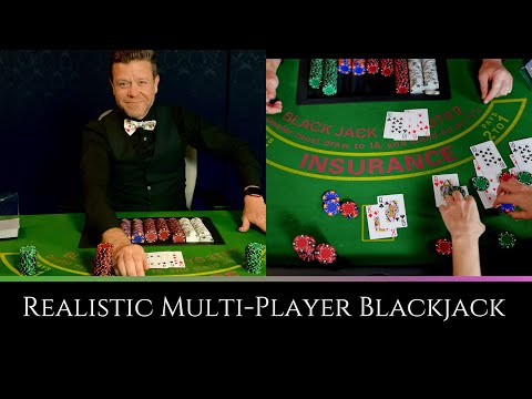 ASMR | VERY Realistic, Relaxing Blackjack (Multi-Player)