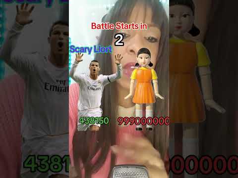 ASMR RONALDO VS BONECA ROUND 6 #shortvideo