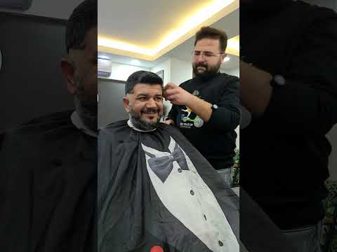 💈HAIR AND BEARD SHAVING REAL BARBER SHOP EXPERIENCE