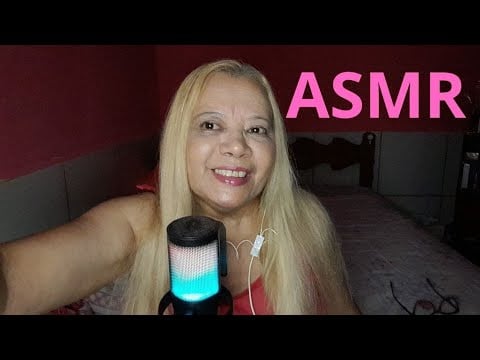 #ASMR  # toques na tela # escovando cabelo. 🥱🥱💤
