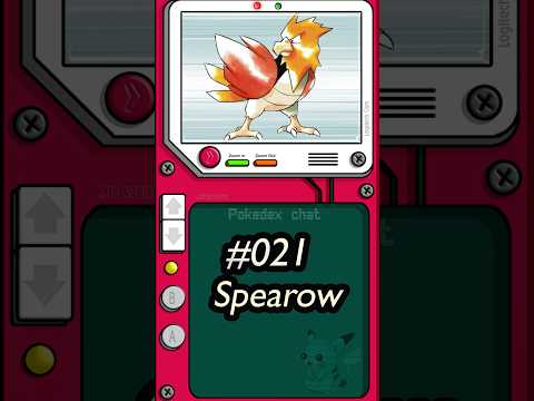 Relaxing Pokedex Entries 🐦 Spearow