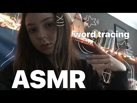 ASMR tracing letters & pictures | fast and aggressive