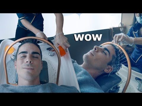 ASMR: MASSAGGIO Cinese alla TESTA CON ACQUA e PASTA di ZENZERO SUPER RILASSANTE!