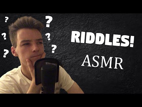 [ASMR] RIDDLES to TRICK your mind!