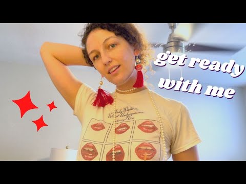 ASMR~ 💜👄👛GET READY WITH ME TWICE!! (tingly gum chewing voiceover) 👛👄💜