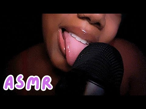 How To Kiss Asmr | Crisp, Max Sensitivity Mouth Sounds to Sleep (Dark Screen)