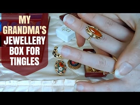 ASMR Whispering - Old Jewellery Collection (Show & Tell)