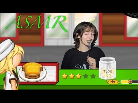 ASMR | Papa's Pancakeria Marathon 🥞 Whispers & Tongue Clicking!