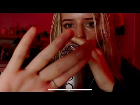 ASMR EXTREMELY tingly mouth sounds👄 with hand movements