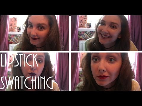 Lipstick Swatching (ASMR)