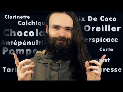 ASMR français 1 heure, 50 mots relaxants, triggers, déclencheurs [Chuchotements lents, répétés]