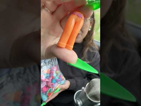 Vintage rubber Polly Pocket clothes 👗 #asmr #bestlifebybrooke #nostalgia #2000s #pollypocket #nails