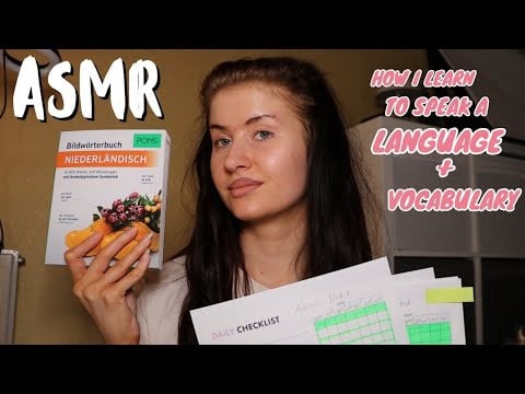 ASMR Ramble How I Learn To Speak A Language & New Vocabulary 🧡 (spoken in soft voice)