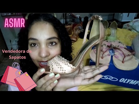 ASMR Vendedora de Sapatos muito atenciosa