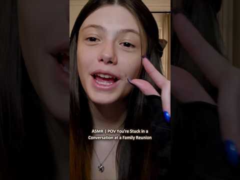 ASMR POV | You're Stuck in a Conversation at a Family Reunion ─♡─ #asmr #asmrroleplay #comedyasmr