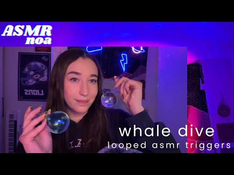 Lo-Fi whale dive ASMR | relaxing ocean waves & water sounds