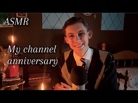ASMR - Celebrate with me!!! One year on YT, Male soft spoken, whispering asmr for sleep
