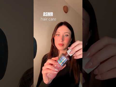 asmr doing your hair care routine #asmr #haircare #asmrhairplay