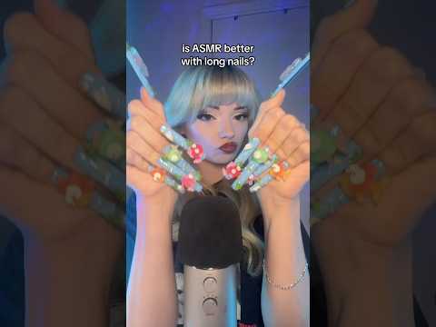 I am actually amazed how some people can function with long nails #asmr #fyp