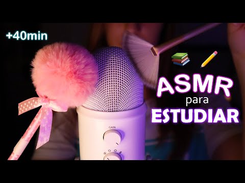 ASMR para ESTUDIAR y TRABAJAR mejor 🧠📙 Sonidos para concentrarse y ser productivo