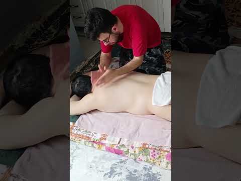 Turkish Massage That's Good for Back Muscles After Workout #satisfying #relaxing #asmr #shorts