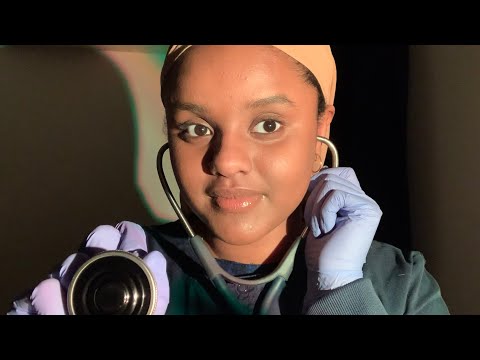 ASMR Detailed Medical Roleplay (Flu Check Up, Cranial Nerve Exam, Face Exam, Ear Exam, Eye Exam)