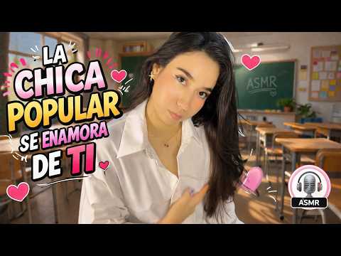 💘 LA CHICA MÁS POPULAR SE ENAMORA DE TI EN SECRETO… 😳 | ASMR ROLEPLAY