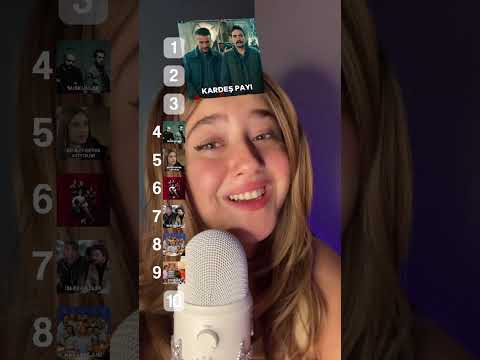 Dizi aıralaması #asmr #triggersforsleep #asmrvideo #keşfet #sıralama #dizi
