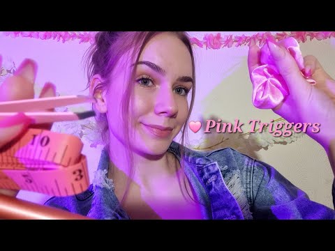 ASMR - 1 Minute PINK Triggers For Short Attention Span 🩷 (SO TINGLY)