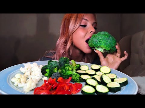 ASMR Veggie Platter (EXTREME CRUNCHY EATING SOUNDS) Mukbang