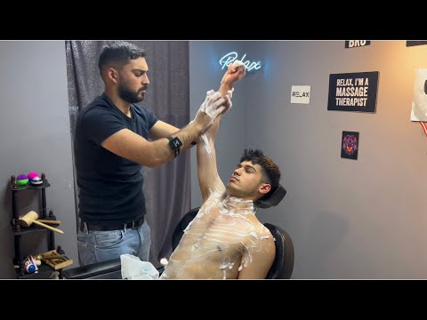 INCREDIBLE RELAXATION SESSION FROM A TURKISH BARBER