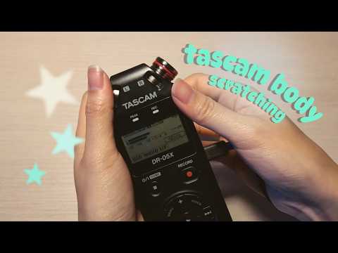 asmr | only tascam body scratching, tapping, and rubbing (no talking,  looped)