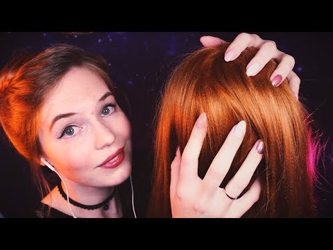 ASMR Scalp Massage and Hair Brushing - No Talking