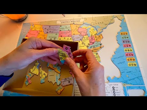 Watch As I Put Together This Puzzle then Sort Pieces by Color | Visual ASMR