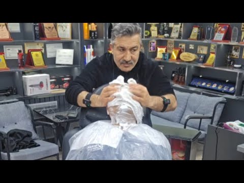 HAIR AND BEARD TRIMMING AND MASSAGE WITH MUNUR ONKAN
