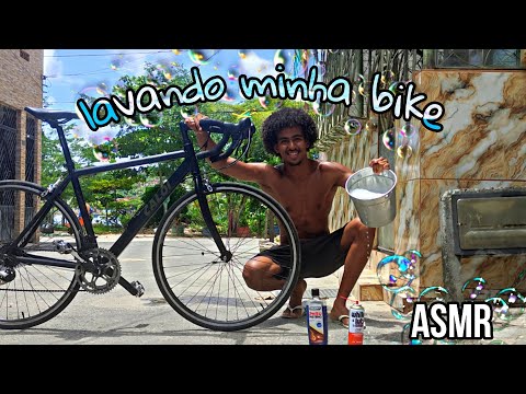 ASMR VOCÊ LAVANDO MINHA BIKE COMIGO 💦🧼 (asmr washing) #asmr #asmrwashing