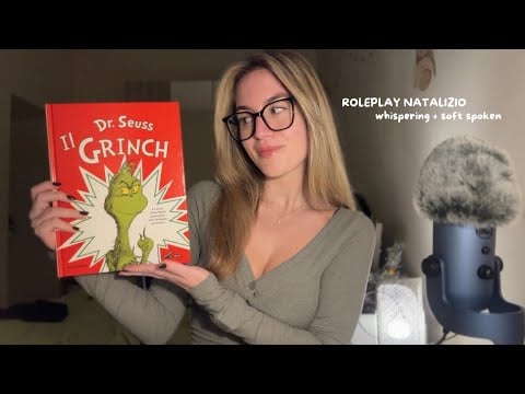 ROLEPLAY - ti leggo una STORIA di natale🎅🏼 tu rilassati (asmr ita) 