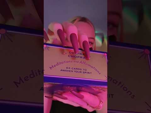#asmr random affirmation card for you