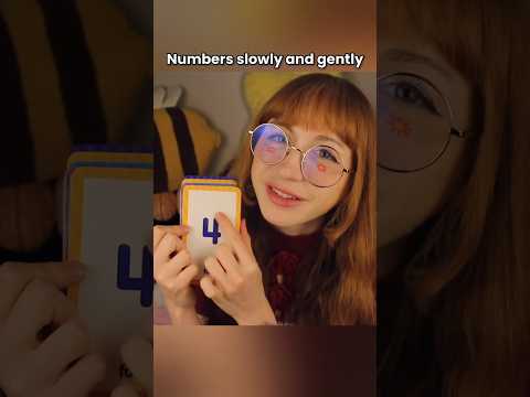 Numbers slowly and gently #asmr