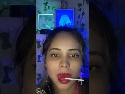 Asmr comendo gloss
