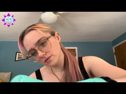 ASMR realistic arm/neck/shoulder massage (intense gloves massage asmr) personal attention 