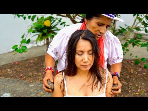 ASMR massage & spiritual cleansing (limpia) soft sounds for relaxation & sleep by Doña Rosa & Nelly
