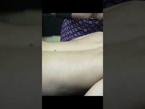 Beautiful Female Indian Barber Doing Back Body Massage With ASMR Vibes #shorts