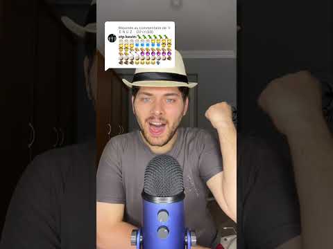 ASMR EMOJI CHALLENGE 🦖🎂🍯🪼🤠🎨🥄🔮🥥🪵😂🗣️ #asmr #asmrfrançais #emojichallenge #shorts