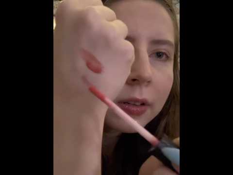ASMR | Makeup Swatches 💄#asmr #asmrmouthsounds