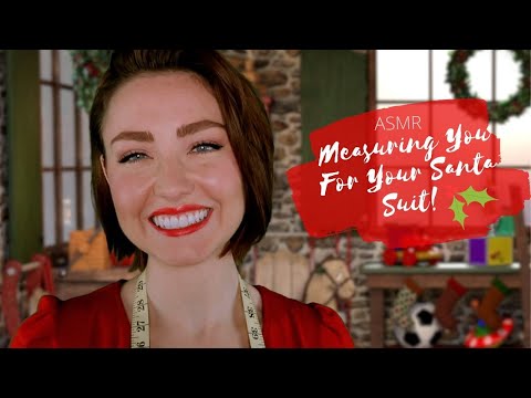 ASMR - Claudia Atnas Measures You For Your Santa Suit!