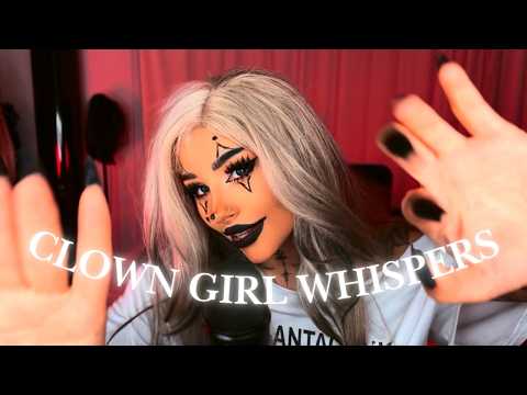 Whispers From Your Favorite Clown 🖤 | ASMR Trigger Words