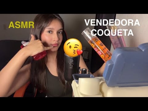 ASMR ROLEPLAY / ¿Buscas un regalo? Puedo ser yo! 🤭💝/ VENDEDORA TE COQUETEA 